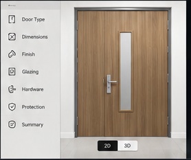 Fire door configurator preview